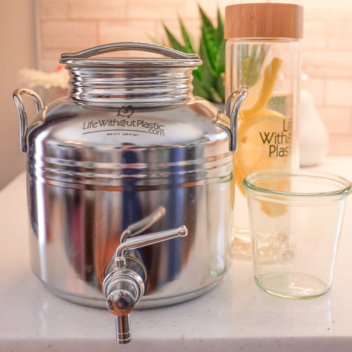 Replacing Your Polycarbonate 5 Gal Bottle with A Snazzy Italian Stainless Steel Water Dispenser
