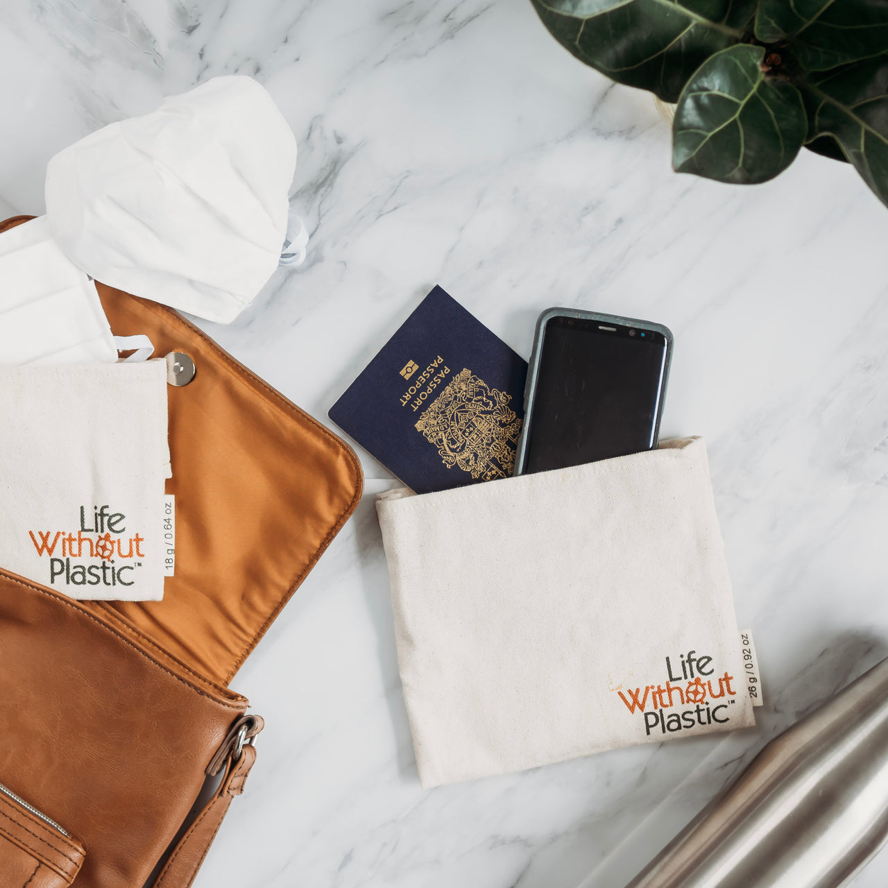 Organic Cotton Plastic-Free Sandwich Flip Bag