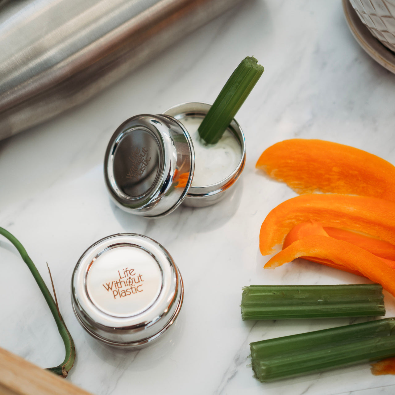 Stainless Steel Dip Containers