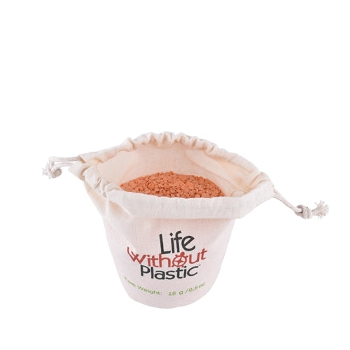 Organic Cotton SMALL Flat-Bottom Bulk Bag