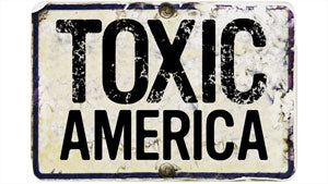 toxic america sign