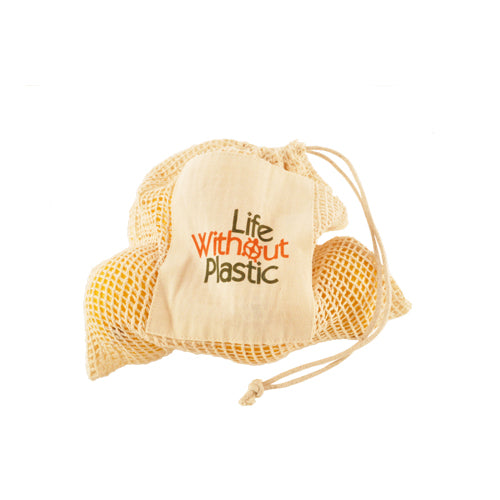 Organic Cotton Plastic Free Mesh Produce Bags