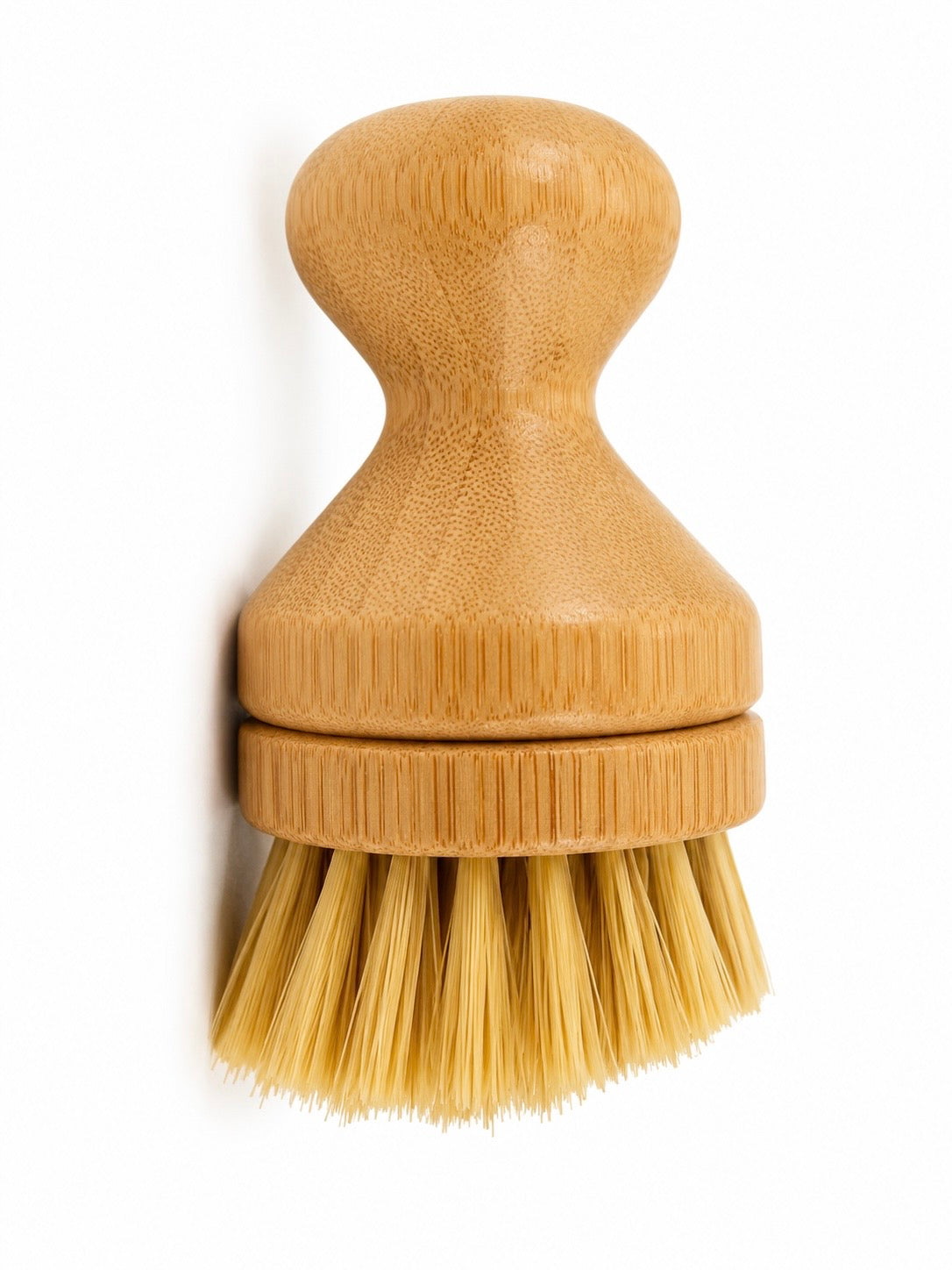 Bamboo Dish Brush Kit_ 1 Brush + 4 Replacement Heads
