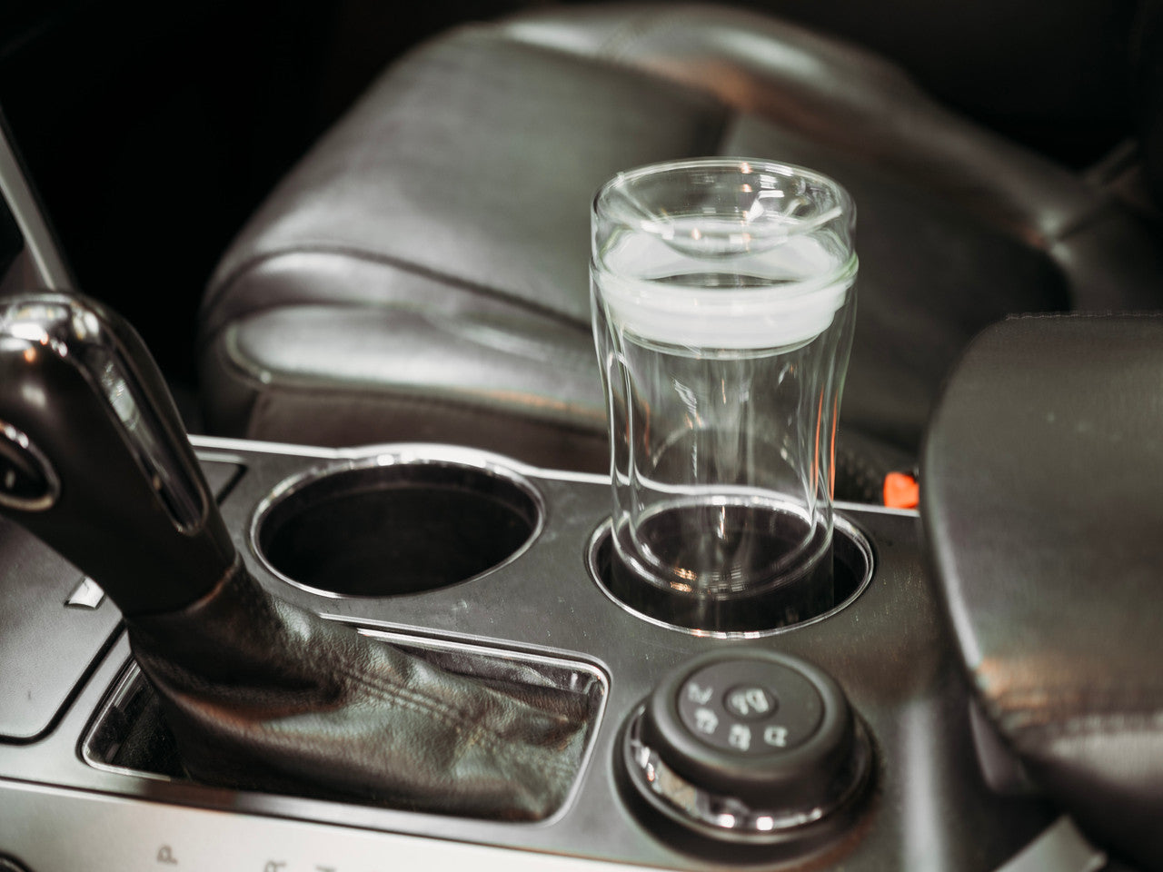 "Less Than Perfect" Double Wall Reusable Glass Travel Mug - 400 ml / 13.5 oz