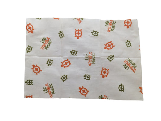 Plastic-Free Vegan Wax Food Wraps - 2 Large