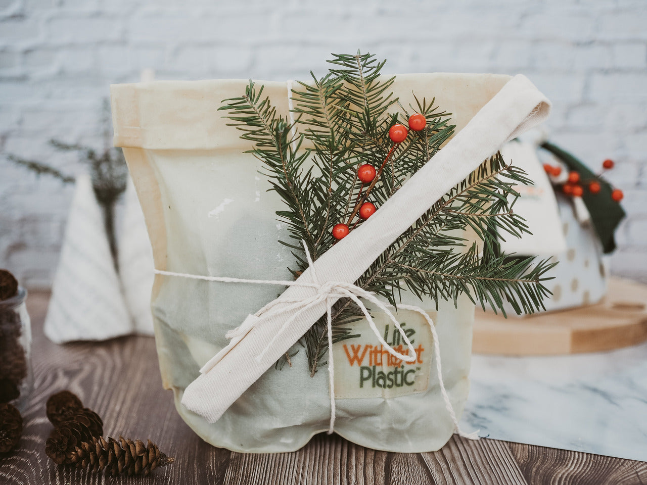 Less Than Perfect - Organic Cotton Waxed Bag - Large