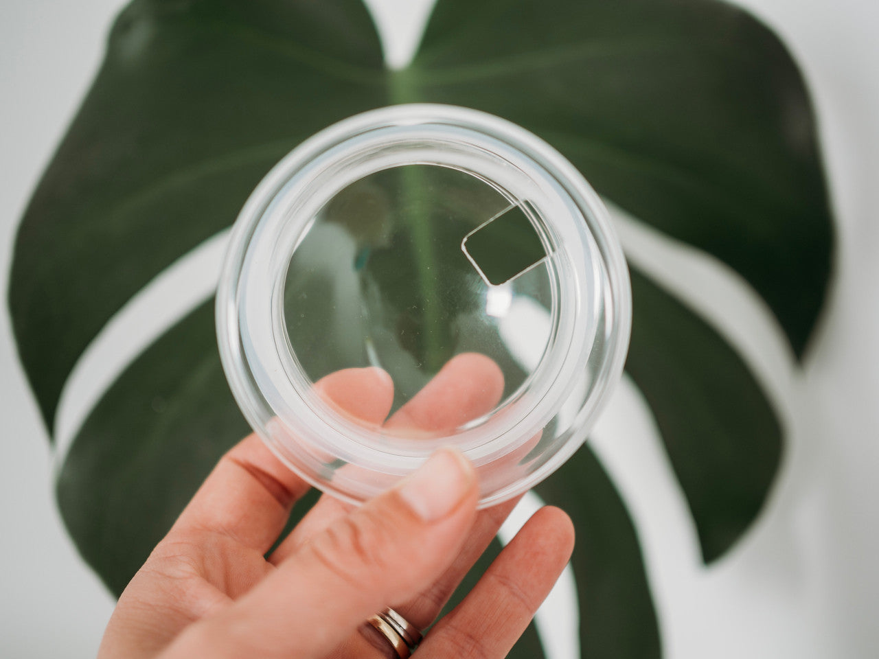 "Less Than Perfect" Double Wall Reusable Glass Travel Mug - 400 ml / 13.5 oz