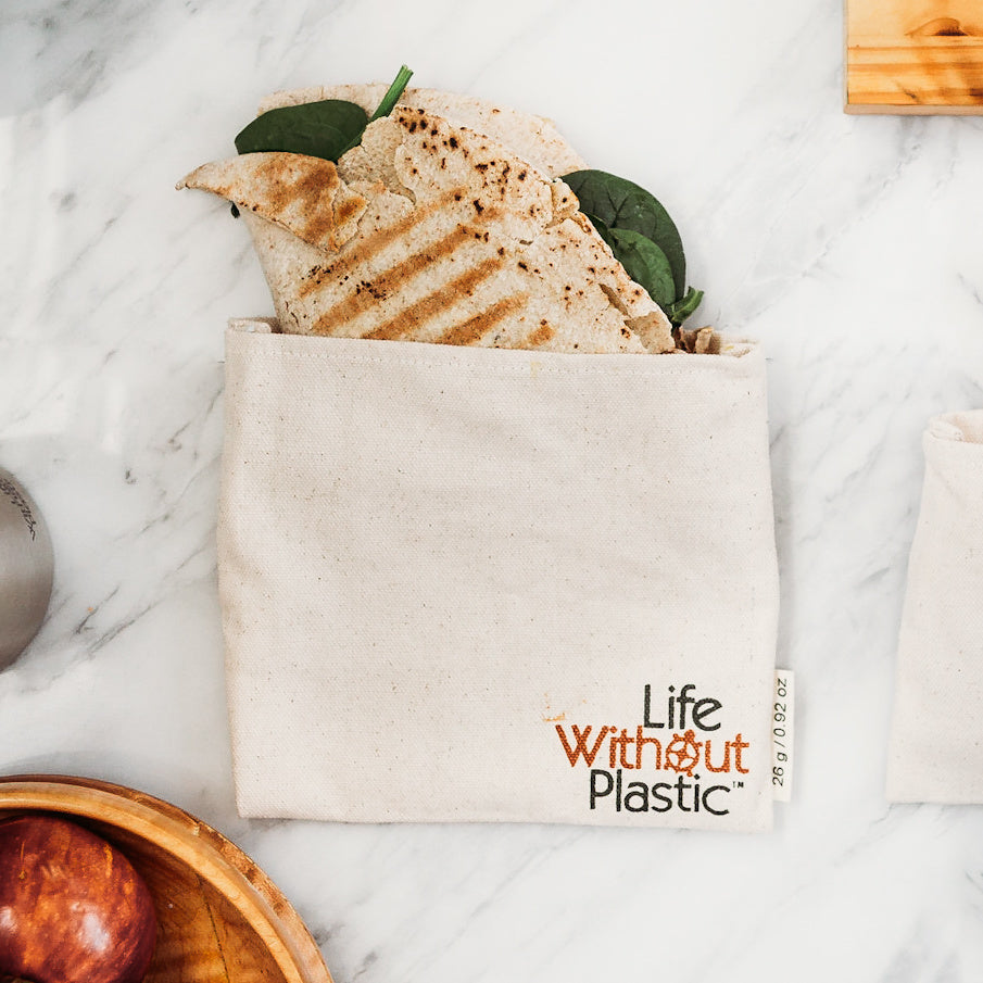 Organic Cotton Plastic-Free Sandwich Flip Bag